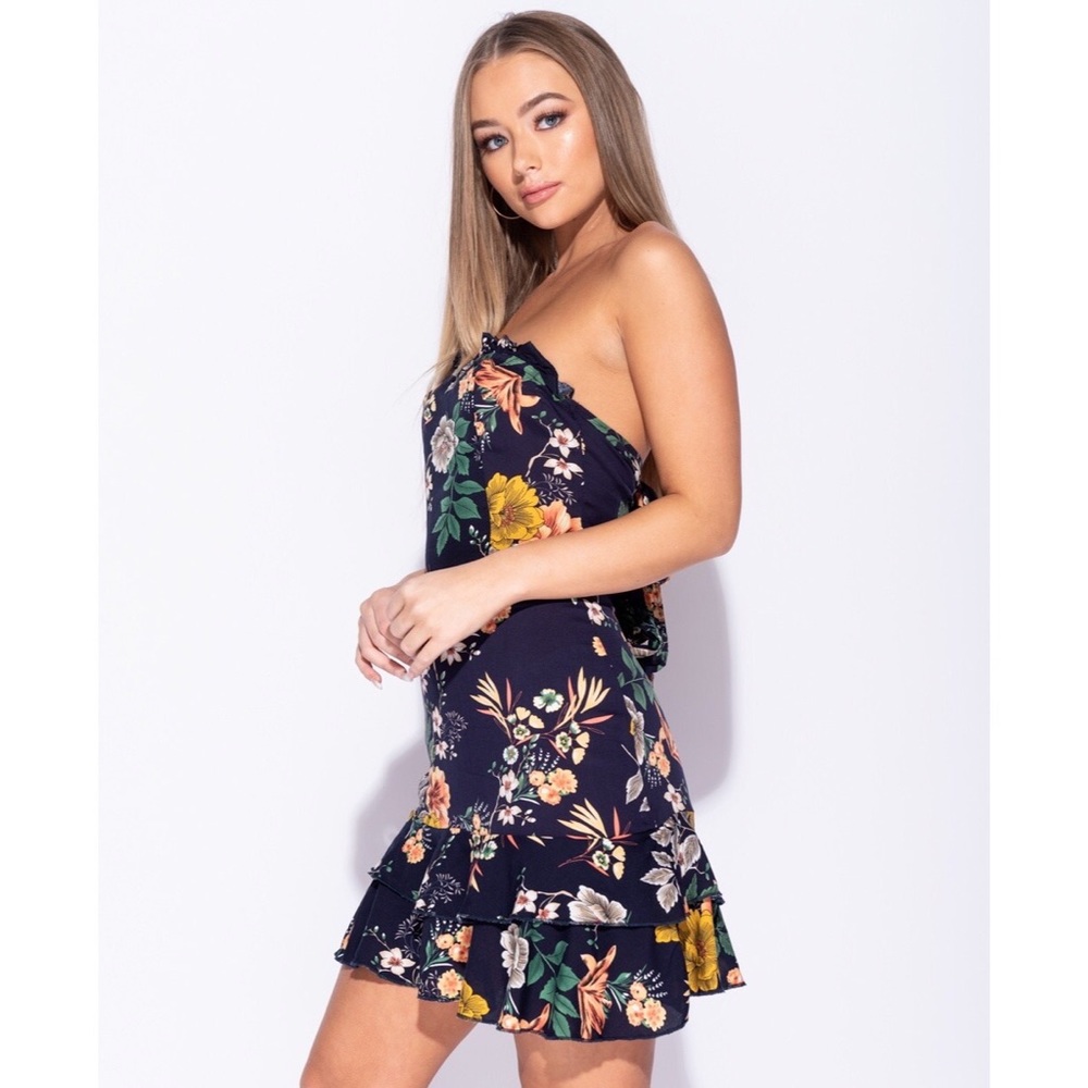 Garden party Floral bandeau dress - Picture 2 of 6